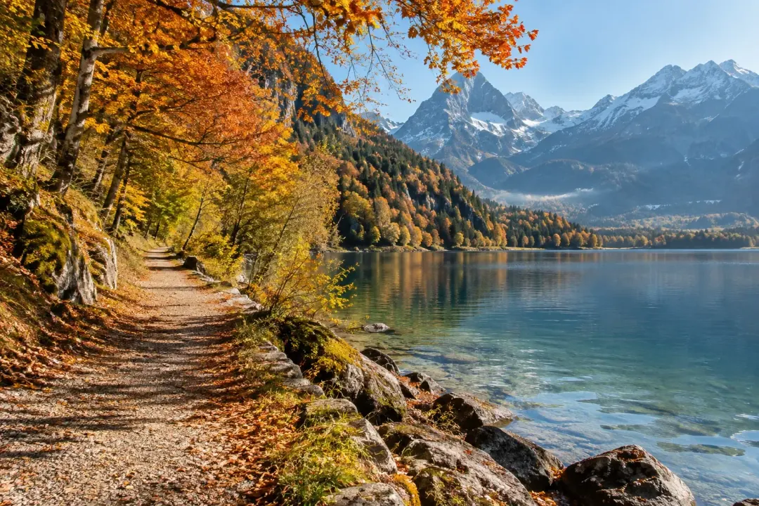 The lake path